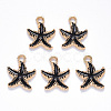 Alloy Enamel Pendants X-ENAM-S121-023B-2