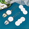 4 Sets 2 Colors Alloy Pendant Decoration Cabochon Settings FIND-CA0004-32-4
