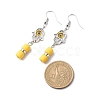 Evil Eye Handmade Lampwork Earring & Bracelet Sets SJEW-JS01250-2