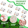 40Pcs Resin Mini Cow Home Display Decoration JX874A-6