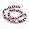 Glow in the Dark Luminous Style Handmade Silver Foil Glass Round Beads FOIL-I006-10mm-04-2