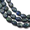 Synthetic Chrysocolla and Lapis Lazuli Beads Strands G-N330-031-01-3