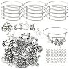 DIY Charm Bangle Making Kit DIY-FS0005-24-1