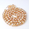 Electorplated Glass Beads EGLA-E006-3H-2