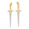 Rack Plating Brass Pendants KK-A185-11G-2