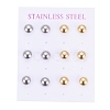 304 Stainless Steel Stud Earrings EJEW-I236-01-4