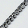 Electroplate Non-magnetic Synthetic Hematite Beads Strands G-I095-03-3