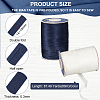 BENECREAT 2 Rolls 2 Colors 80M Polyester Satin Ribbons OCOR-BC0006-13-2