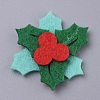 Mistletoe/Holly Leaf Shape Christmas Cupcake Cake Topper Decoration DIY-I032-22-2
