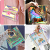 Clear Glitter PVC Vinyl Fabrics DIY-GF0001-71-6