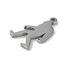 Non-Tarnish 304 Stainless Steel Pendants STAS-P338-03P-2