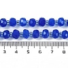 Natural Blue Agate(Dyed & Heated) Beads Strands G-H057-A14-02-5