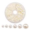 1Box ABS Plastic Imitation Pearl Dome Cabochons SACR-JP0001-24-1