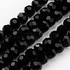 Transparent Glass Bead Strands GLAA-G013-8mm-71-1