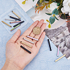 16Pcs 4 Colors 201 Stainless Steel Pendants STAS-DC0015-98-3