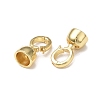 Rack Plating Brass Fold Over Clasps KK-E080-04G-2