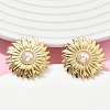 201 Stainless Steel Stud Earrings EJEW-D354-08G-02-1