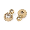 304 Stainless Steel Micro Pave Cubic Zirconia Pendants STAS-I325-024G-2