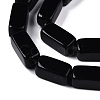 Natural Obsidian Beads Strands G-Q974-10-1-3