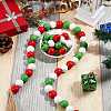 300Pcs 3 Colors Painted Natural Wood Beads WOOD-SZ0001-05-3