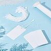 50Pcs Rectangle Blank Cardboard Price Tags AJEW-LP0008-06-1