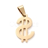 304 Stainless Steel Pendants LS-STAS-J026-13G-1