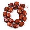 Natural Red Jasper Beads Strands G-Z147-E03-01-3