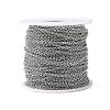 Tarnish Resistant 304 Stainless Steel Cable Chains CHS-R003-0.5mm-4