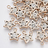 UV Plating ABS Plastic Pendants KY-N007-33-1
