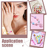 96Pcs 16 Colors Spray Painted Acrylic Beads OACR-GO0001-01-7