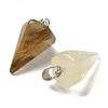 Watermelon Stone Glass Pendants G-B127-13P-03-2