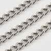 Tarnish Resistant 304 Stainless Steel Twisted Chains CHS-K001-20A-1