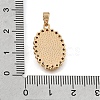 Brass Micro Pave Colorful Cubic Zirconia Pendants CU-K001-18G-3