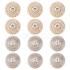 12Pcs 2 Colors 1-Hole Alloy Button DIY-FG0003-54-1