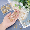 PandaHall Elite 40Pcs 5 Style Alloy Pendants FIND-PH0004-11-6