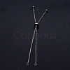 Tarnish Resistant Adjustable 201 Stainless Steel Slider Bracelets Making STAS-S105-JN646-1-2