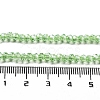 Electroplate Transparent Glass Beads Strands EGLA-A035-T3mm-A09-4
