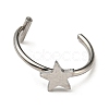 Non-Tarnish 304 Stainless Steel Eyebrow Ring AJEW-H140-04P-2