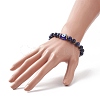 5Pcs 5 Style Natural & Synthetic Mixed Gemstone & Lampwork Evil Eye Beaded Stretch Bracelets Set for Women BJEW-TA00234-3