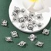 SHEGRACE Brass Round Links XGR0127P-123P-4