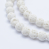 Natural Lava Rock Beads Strands G-P344-01-8mm-1