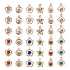 Alloy Rhinestone Pendants PALLOY-TA0002-27LG-9