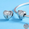 925 Sterling Silver European Beads STER-FF0009-08AS-13-2