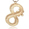 Golden Alloy Enamel Big Pendants ENAM-J086-01G-2