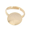 Adjustable Brass Pad Ring Setting KK-K414-01A-G-2