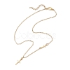 Cross 304 Stainless Steel Pendant Necklaces NJEW-JN05200-01-4