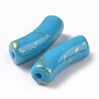 Opaque Acrylic Beads OACR-A016-05-1