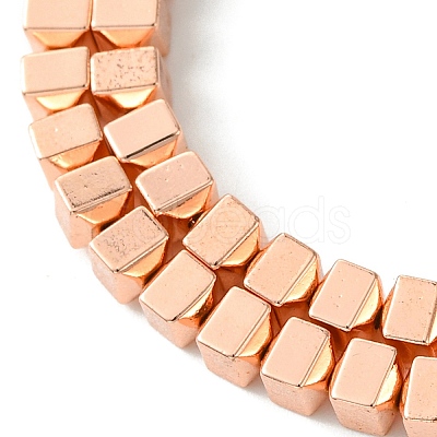 Electroplated Synthetic Non-Magnetic Hematite Beads Strands G-H020-I01-01-1