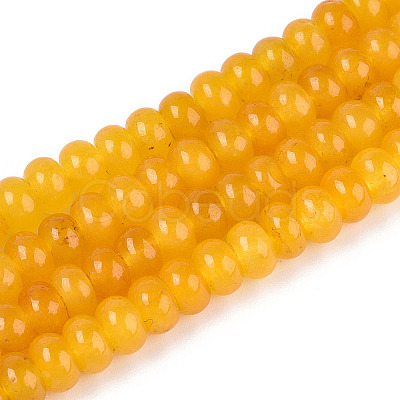 Dyed Natural White Jade Beads Strands X-G-T139-59A-07-1