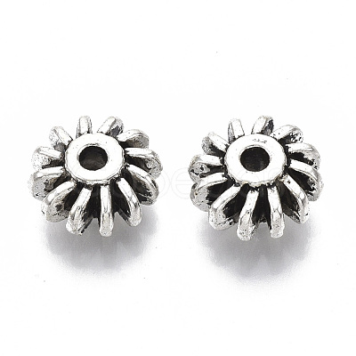 Tibetan Style Alloy Beads TIBE-S320-102AS-LF-1